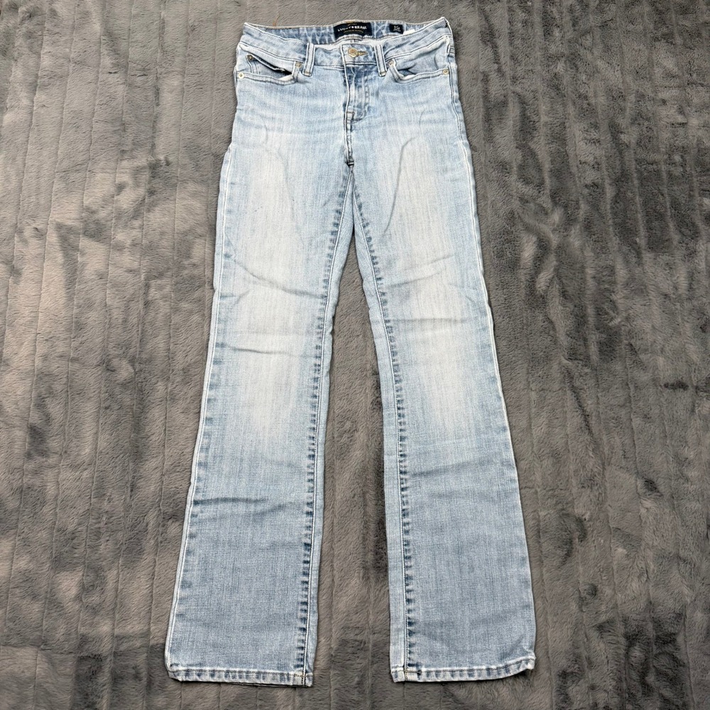 Lucky Brand Lolita Boot Ankle Jeans Womens 2/26 Light Wash Denim Bootcut 11419